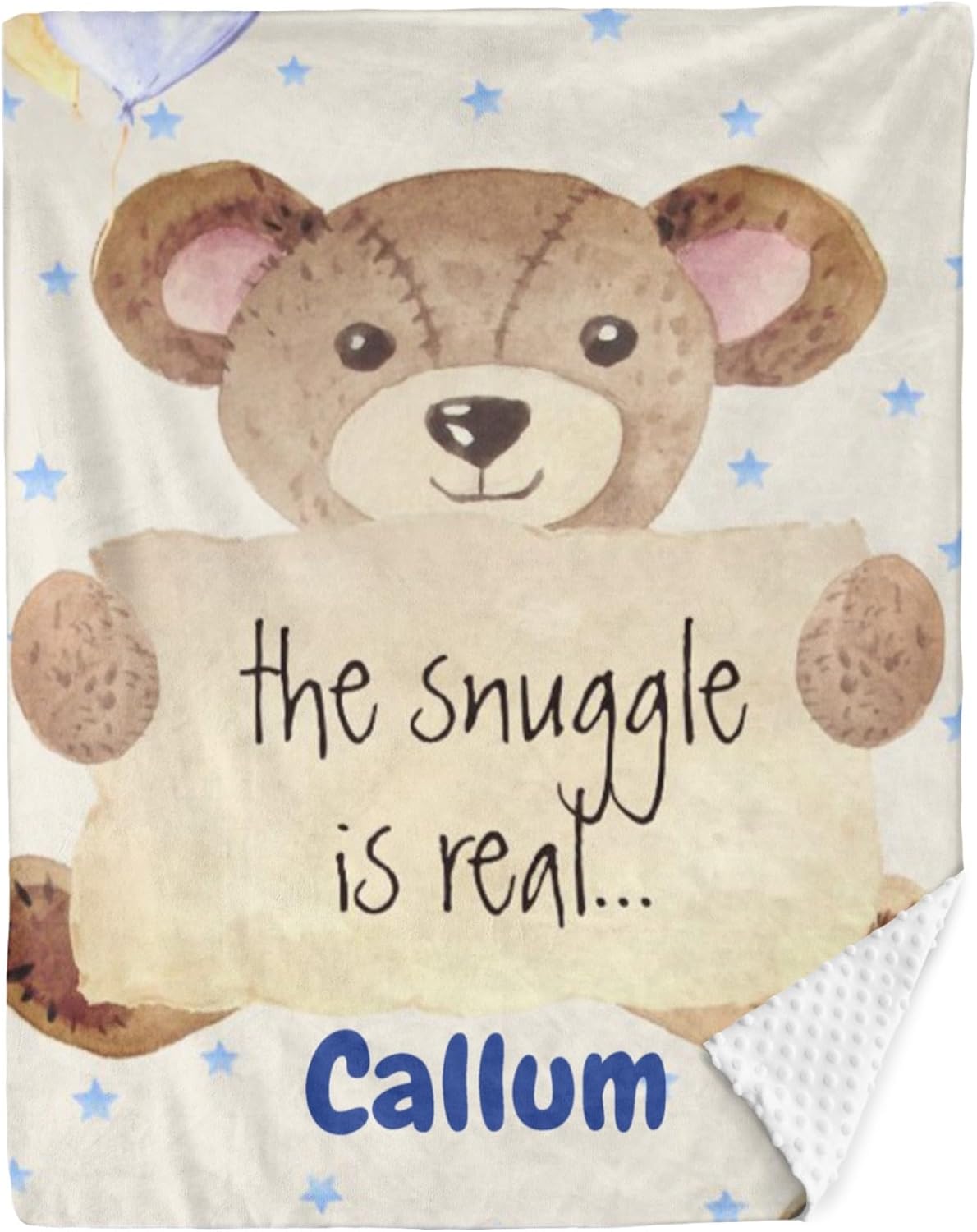 Super Soft Personalized Baby Blanket - Custom Gift!