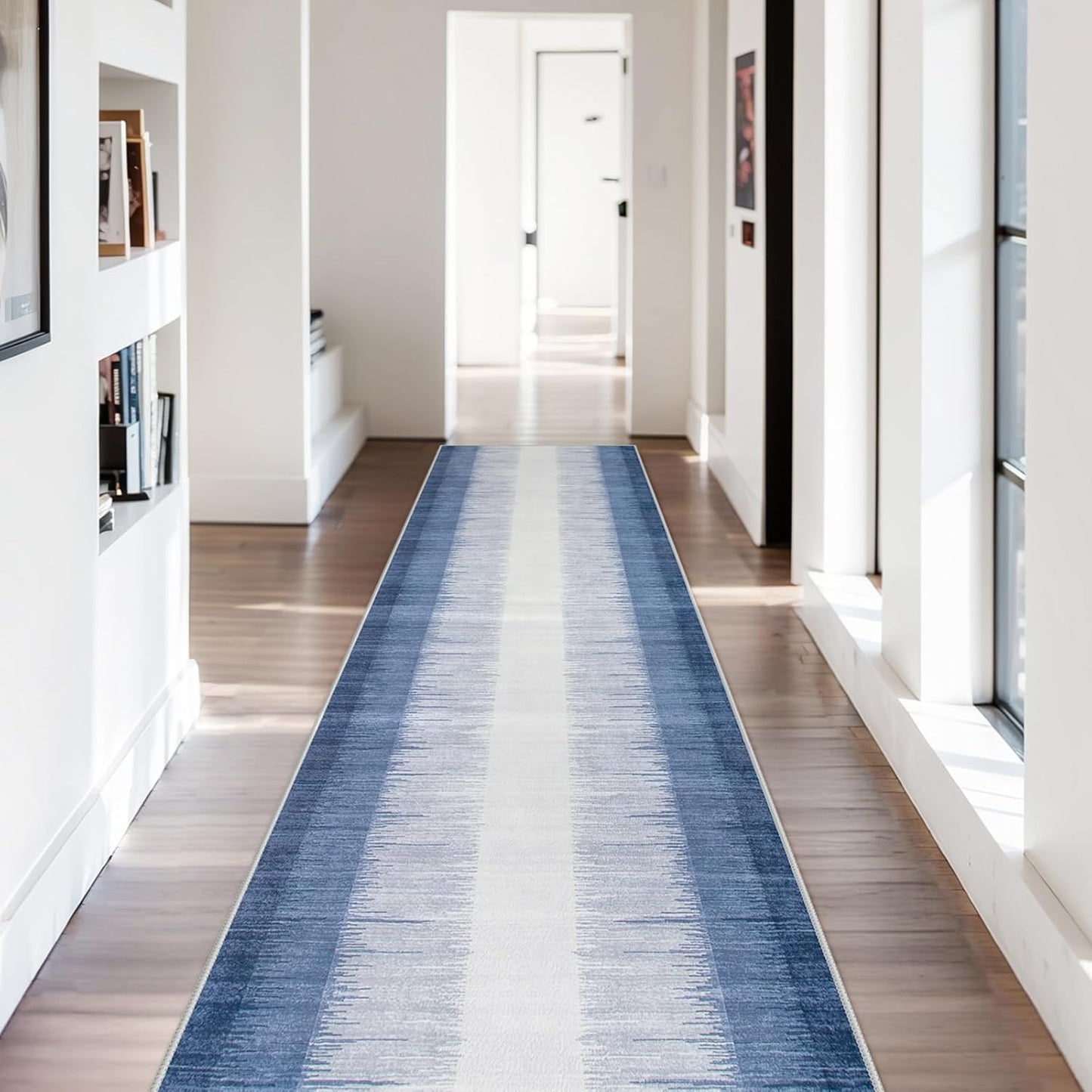 Lahome Ombre 2.5x12 Runners for Hallways Non Slip Washable