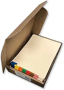 Tabbies 8-Bottom Tab Medical Chart Index Set for Easy Organization