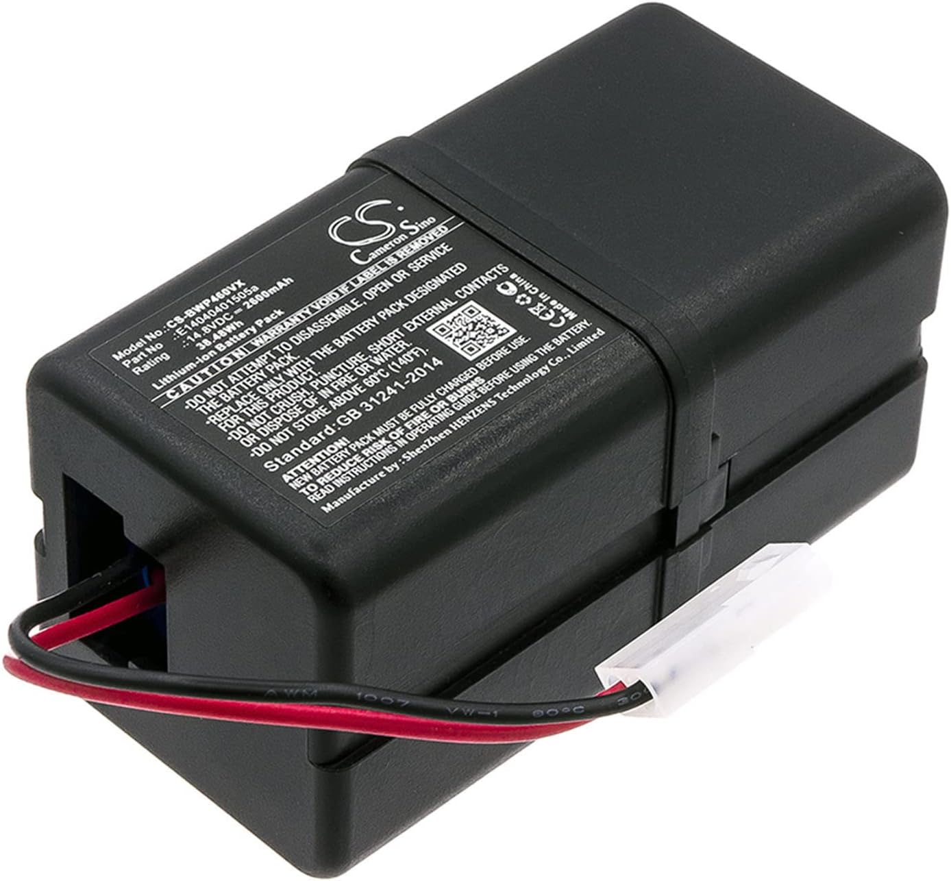 Cameron Sino Battery for Bobsweep Bob PetHair and Junior Models