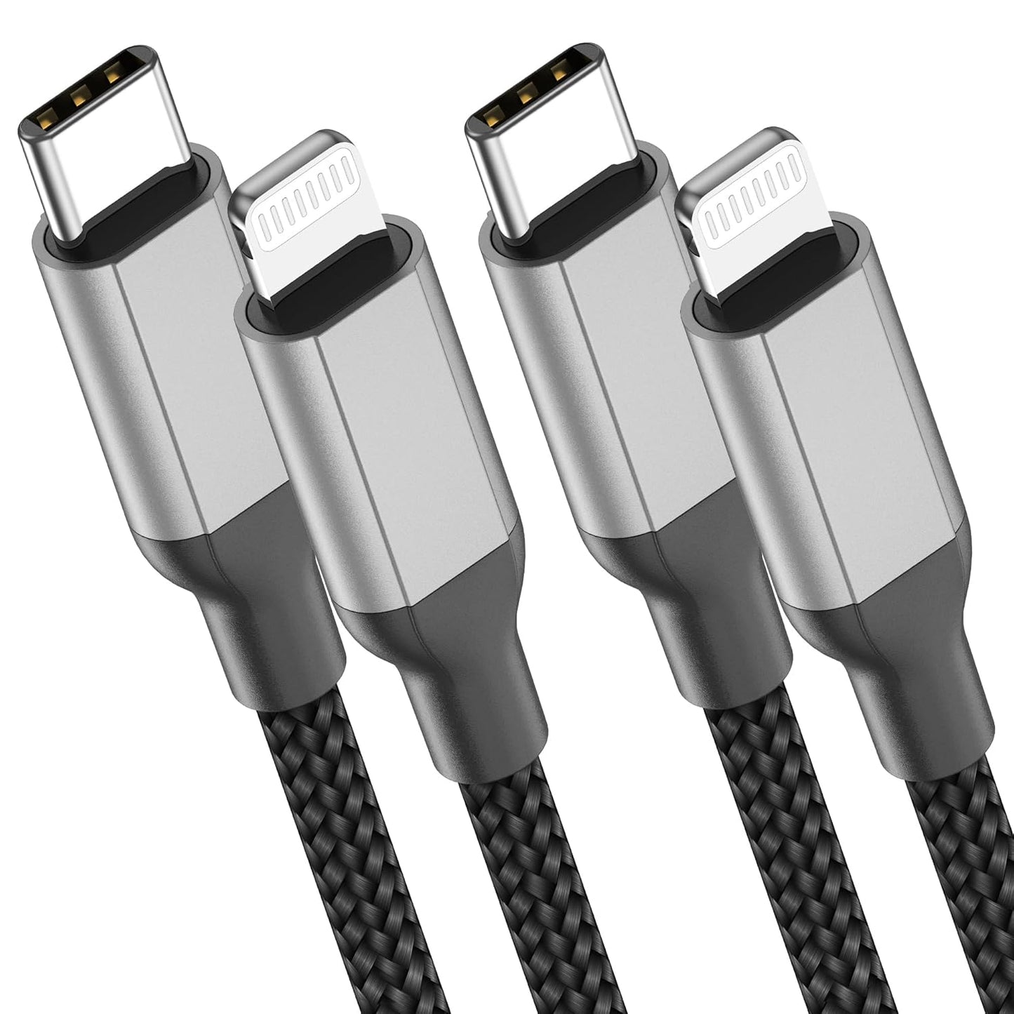 Fast Charge 2-Pack USB C to Lightning Cables by Acecene