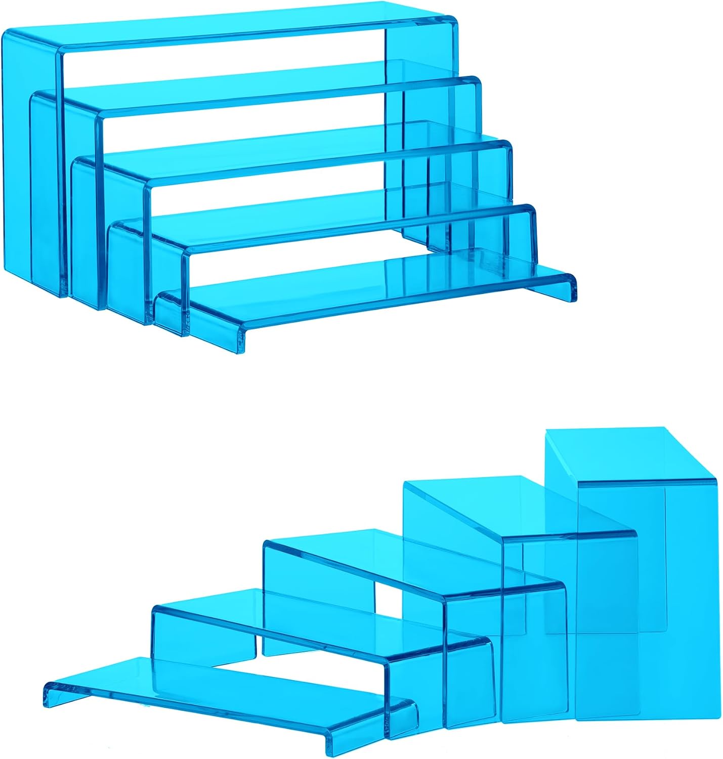 Goabroa Acrylic Display Risers for Figures and Cupcakes