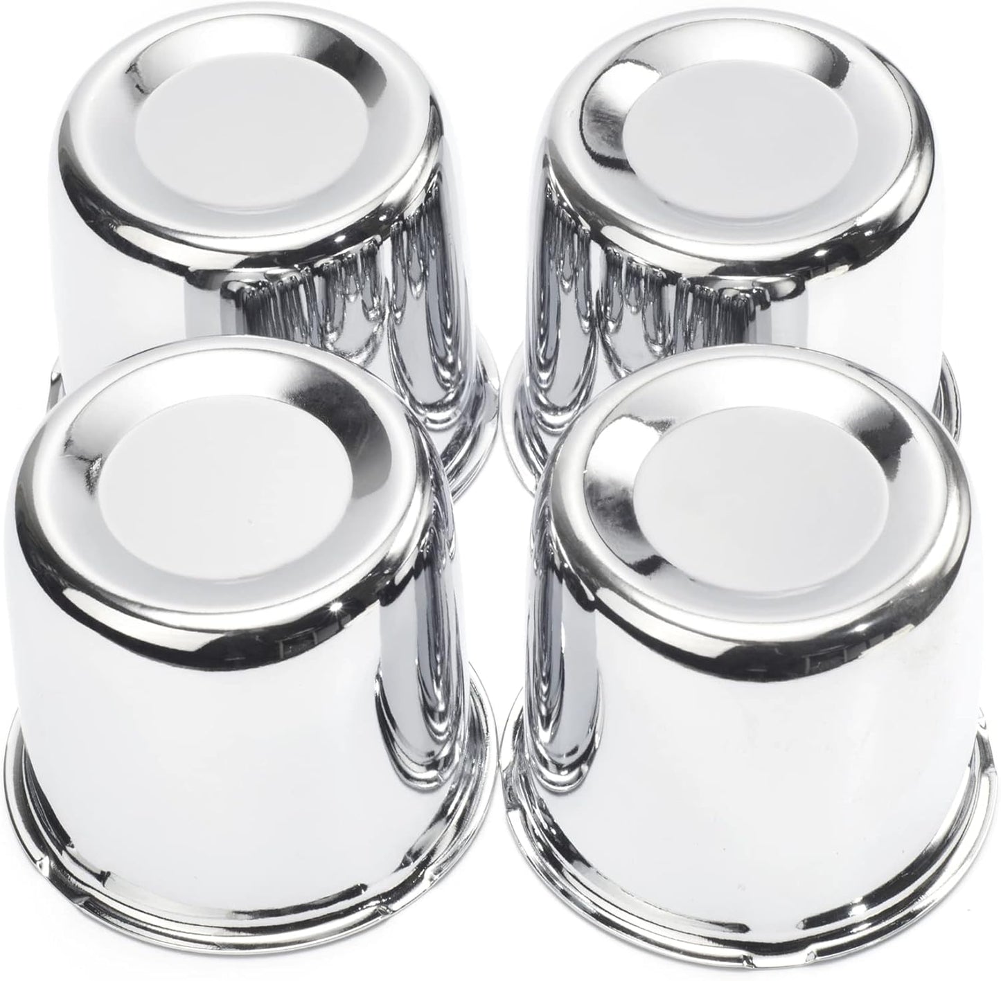 RTrhinoTuning 4PCS 3.31in Push Through Trailer Wheel Center Caps