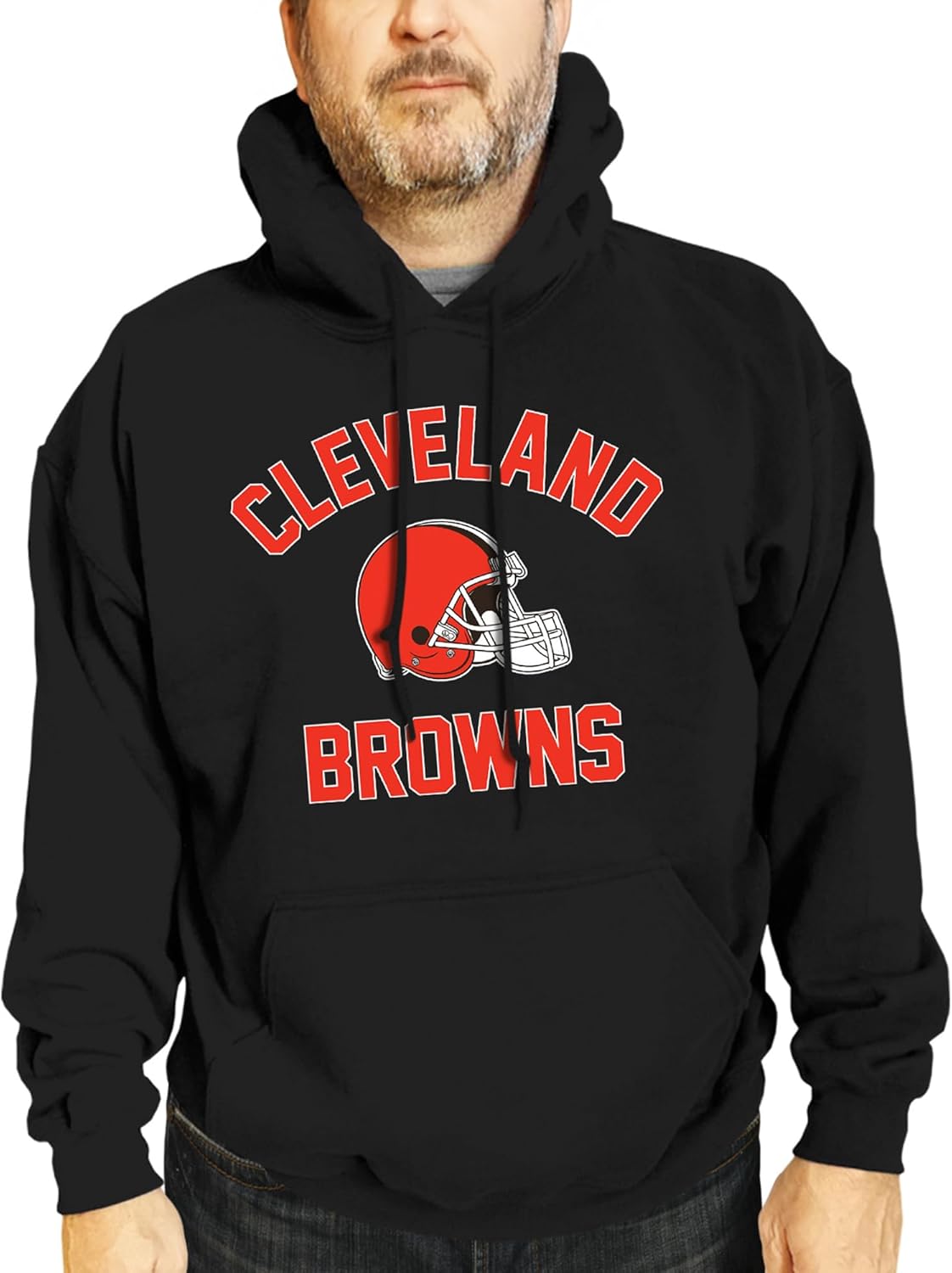 NFL Adult Gameday Hooded Sweatshirt for Cleveland Browns Fans