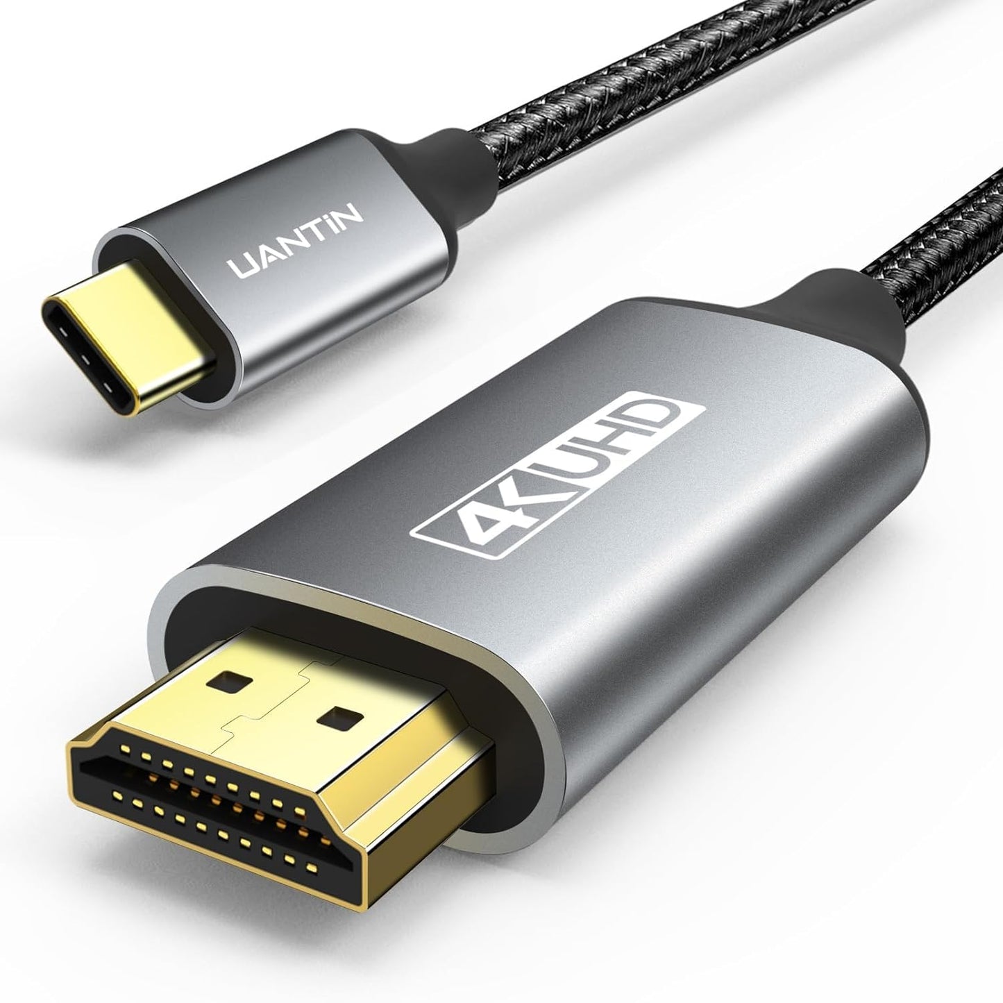 4K USB-C to HDMI Cable | Thunderbolt 3/4 Compatible | Universal Connectivity