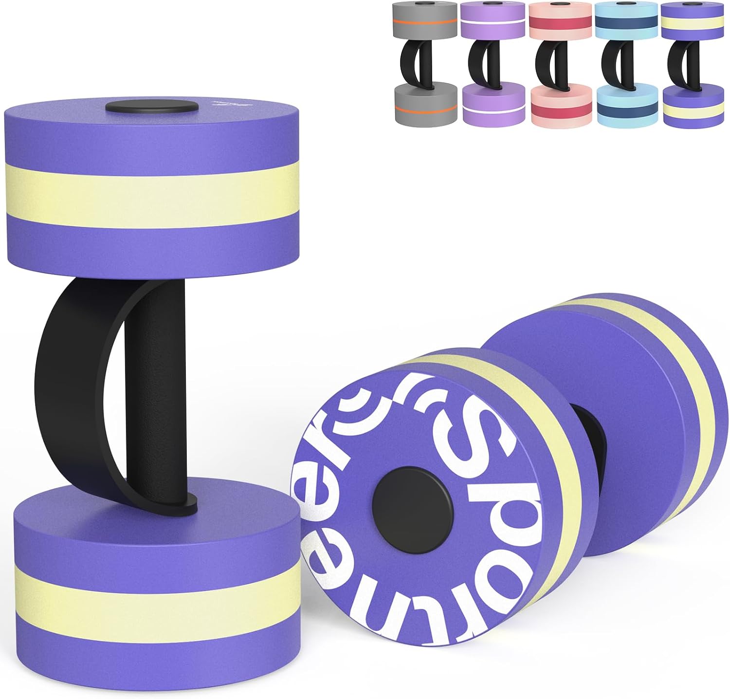 Kit D'accessoires Aquafitness Sportneer 3 En 1 – Pour Adultes, Entraînement En Milieu Aquatique