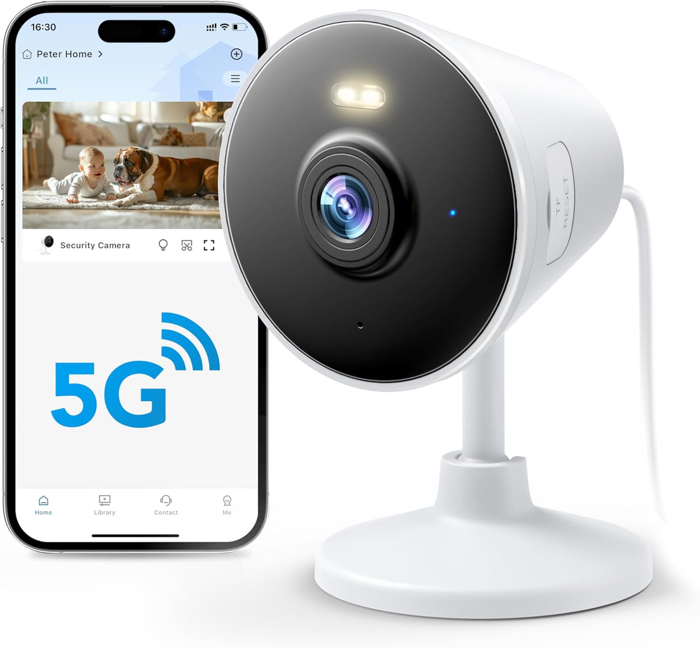 Rocktone 5G Security Cam: Color Night Vision