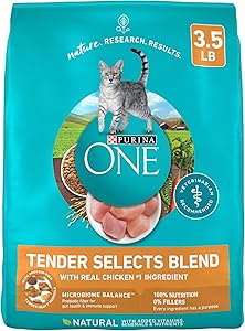 Purina ONE Natural Dry Cat Food with Real Chicken - 4 Bags