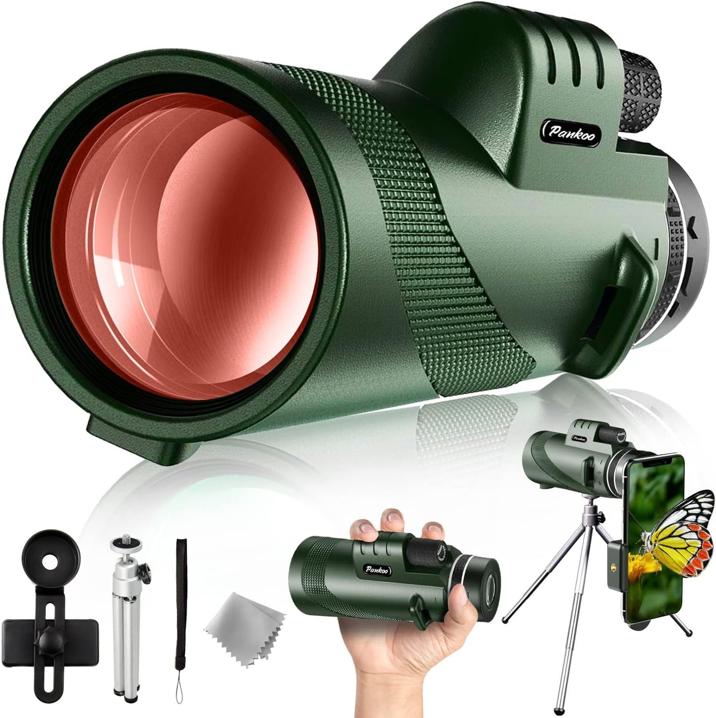 Pankoo 40X60 Monocular Telescope for Bird Watching & Hiking