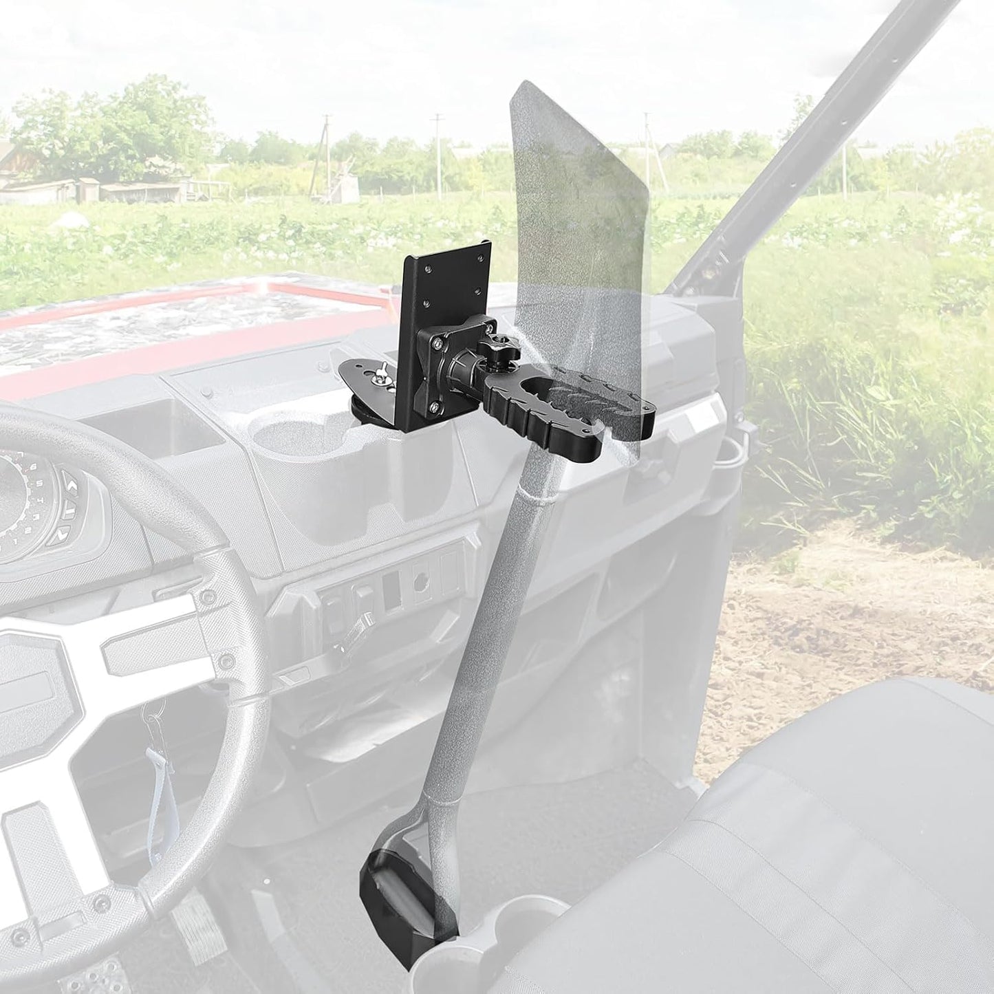 KEMIMOTO UTV Hunting Tool Holder Rack for Polaris Ranger