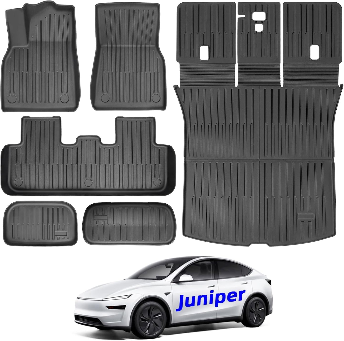 Custom Fit Floor Mats for 2025 2026 Tesla Model Y Juniper
