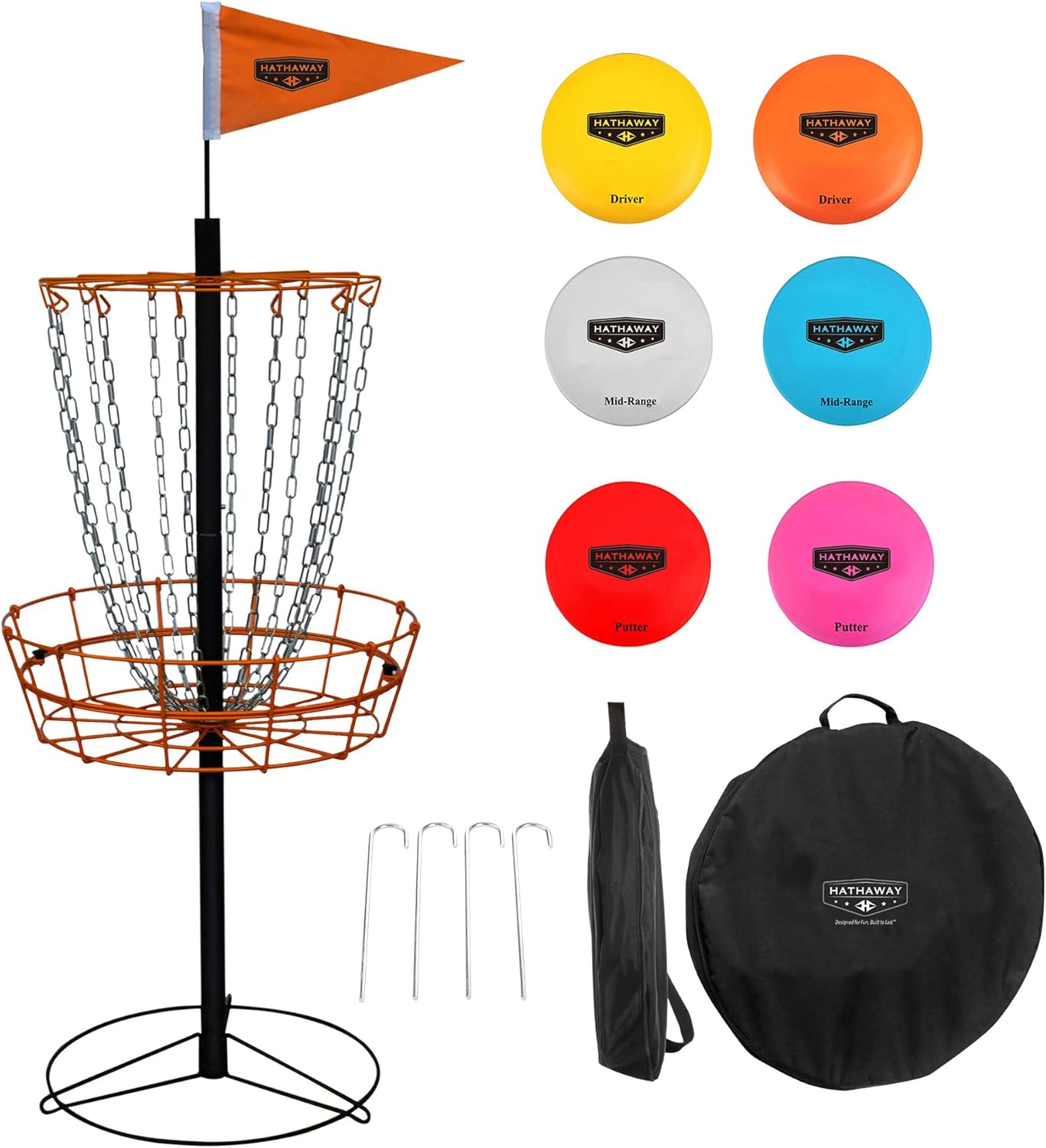 Hathaway Disc Golf Set - Perfect for Family Fun!