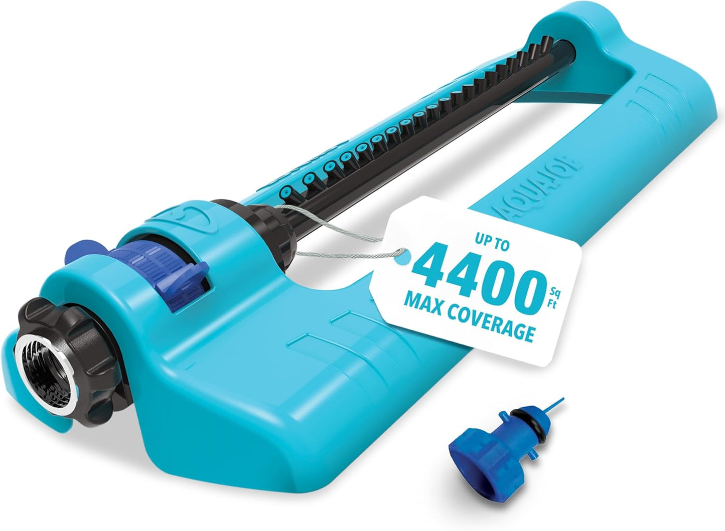 Aqua Joe Jumbo Oscillating Sprinkler for Large Yard Coverage