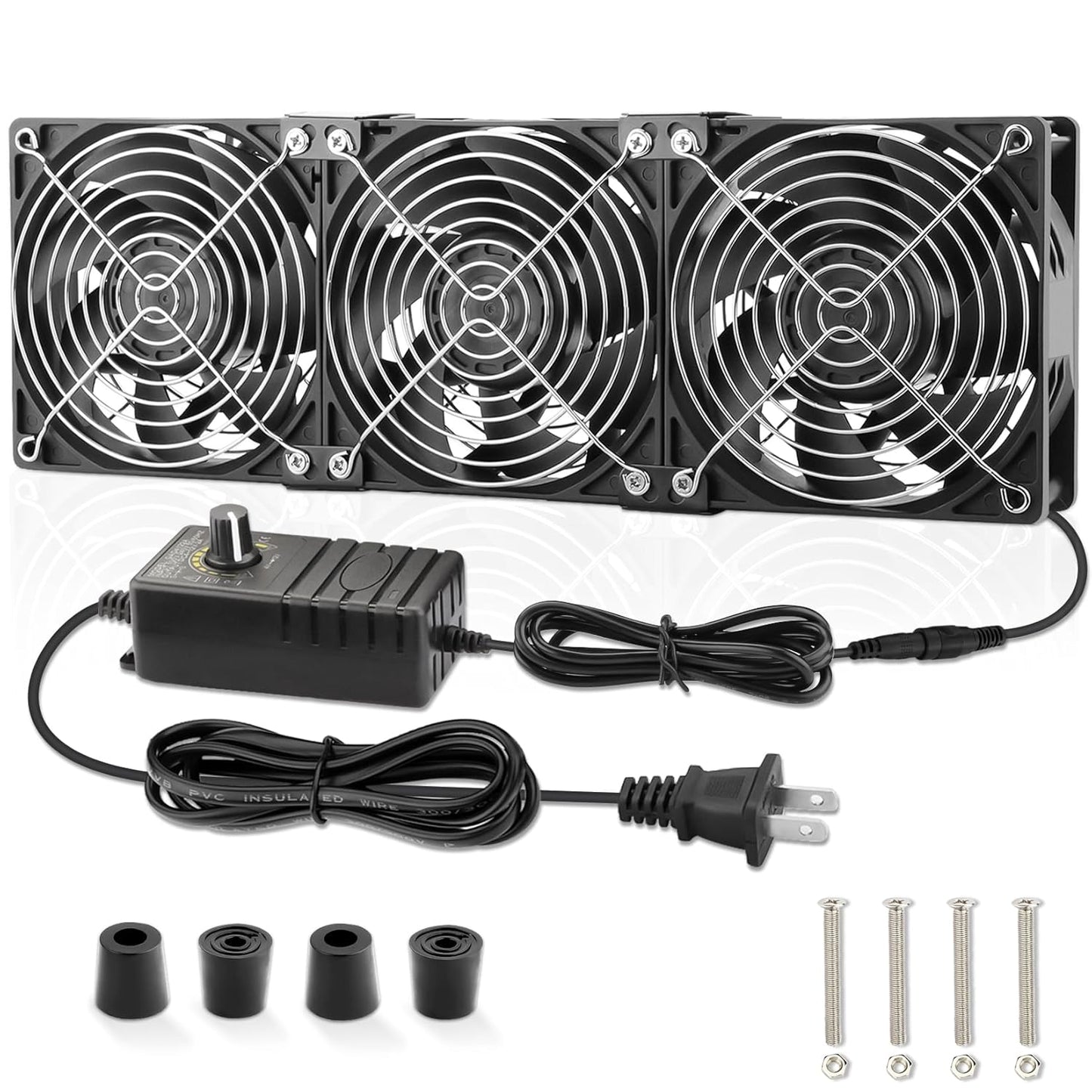 360mm Server Rack Fan with Variable Speed Control for Cooling