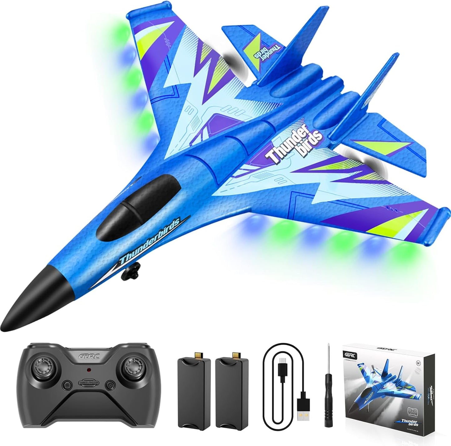 4DRC Foam RC Plane for Kids and Adults - Easy to Fly Fun