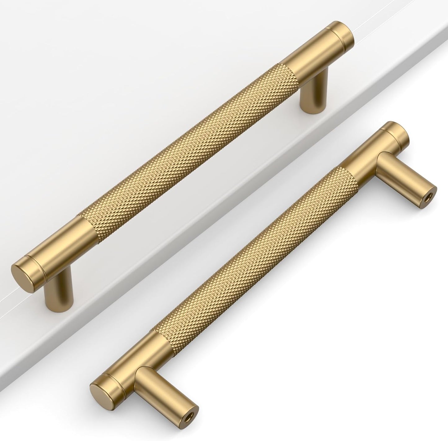 Champagne Bronze Cabinet Pulls - 10 Pack 5in Kitchen Handles