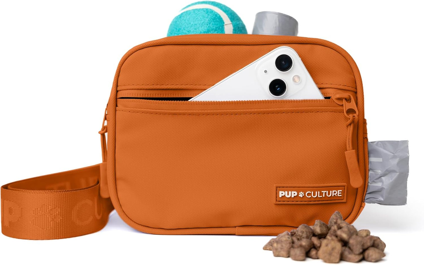 Pup Culture Cross Body Dog Training Treat Pouch for Stylish Walks