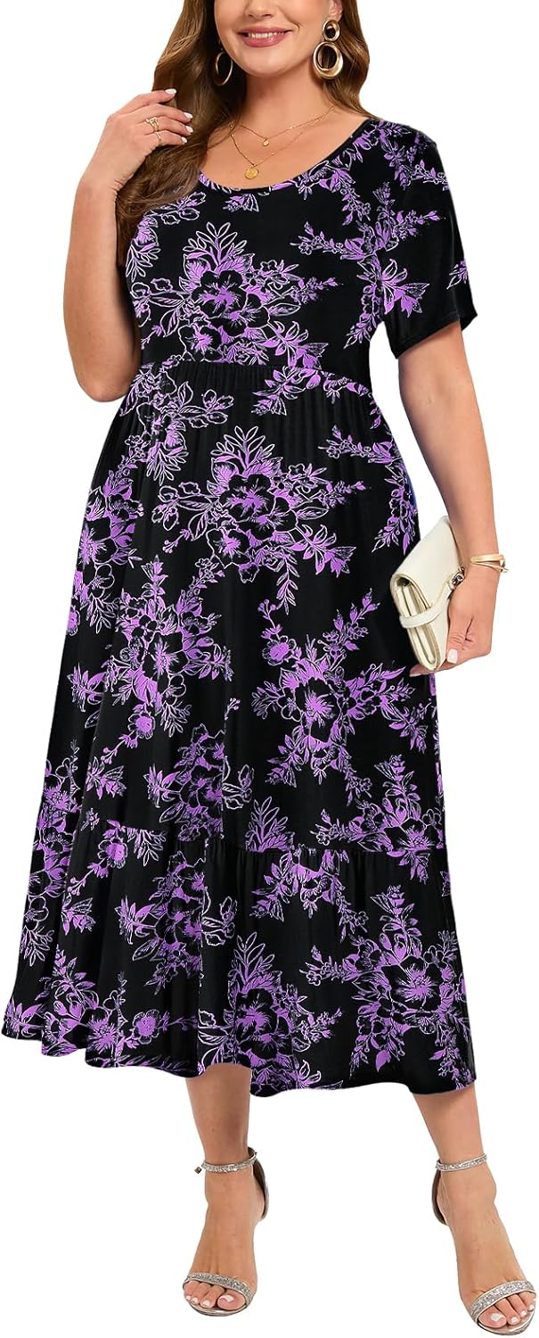 LARACE Plus Size Dresses for Women with Pockets and Style