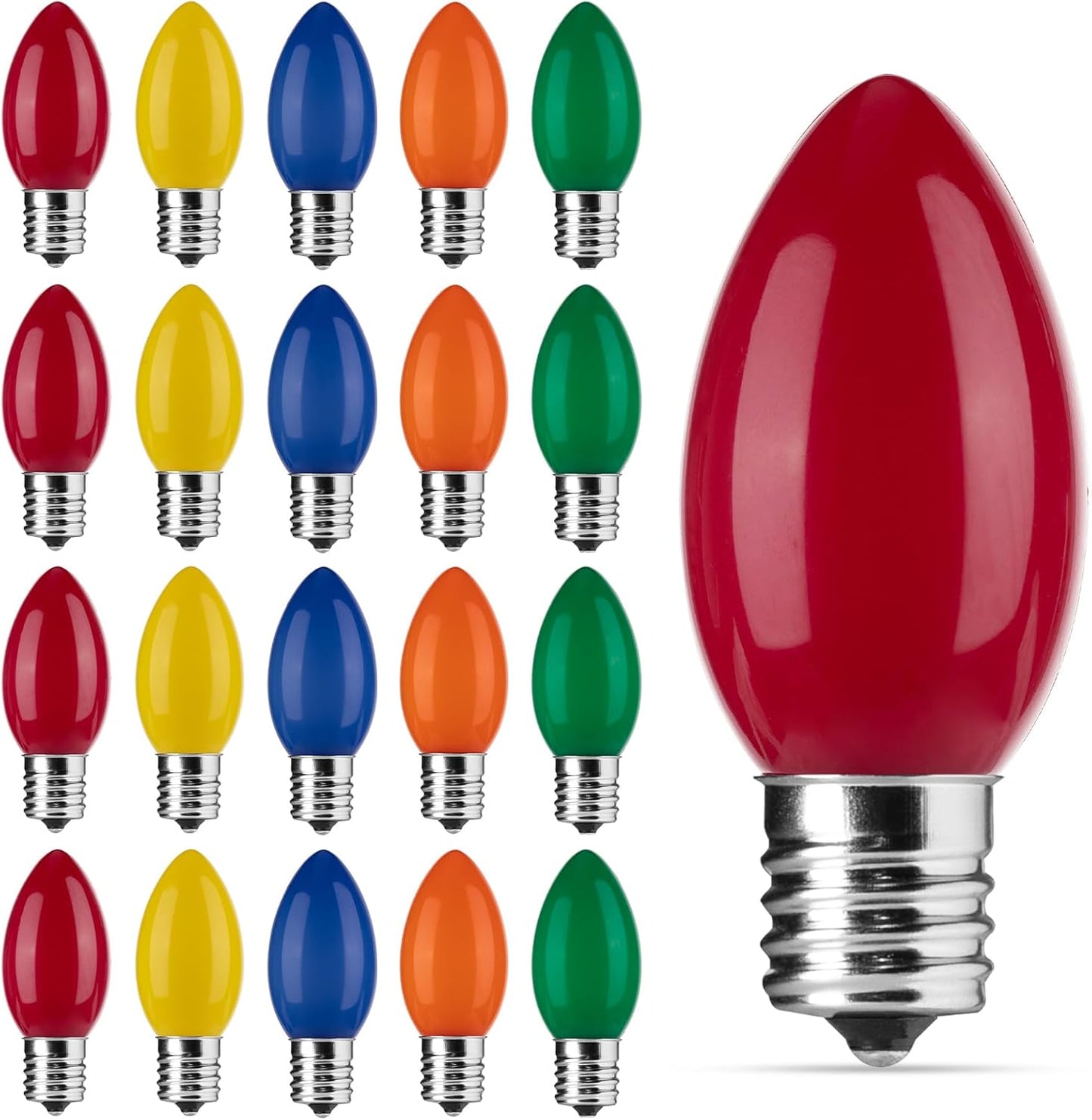 Brightown C9 LED Replacement Christmas Bulbs for Festive Decor