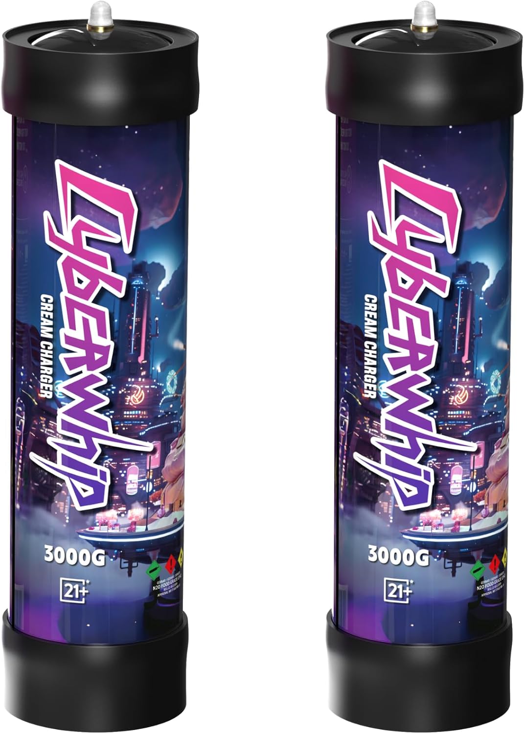 Long-lasting Cream with CyberWhip Chargers
