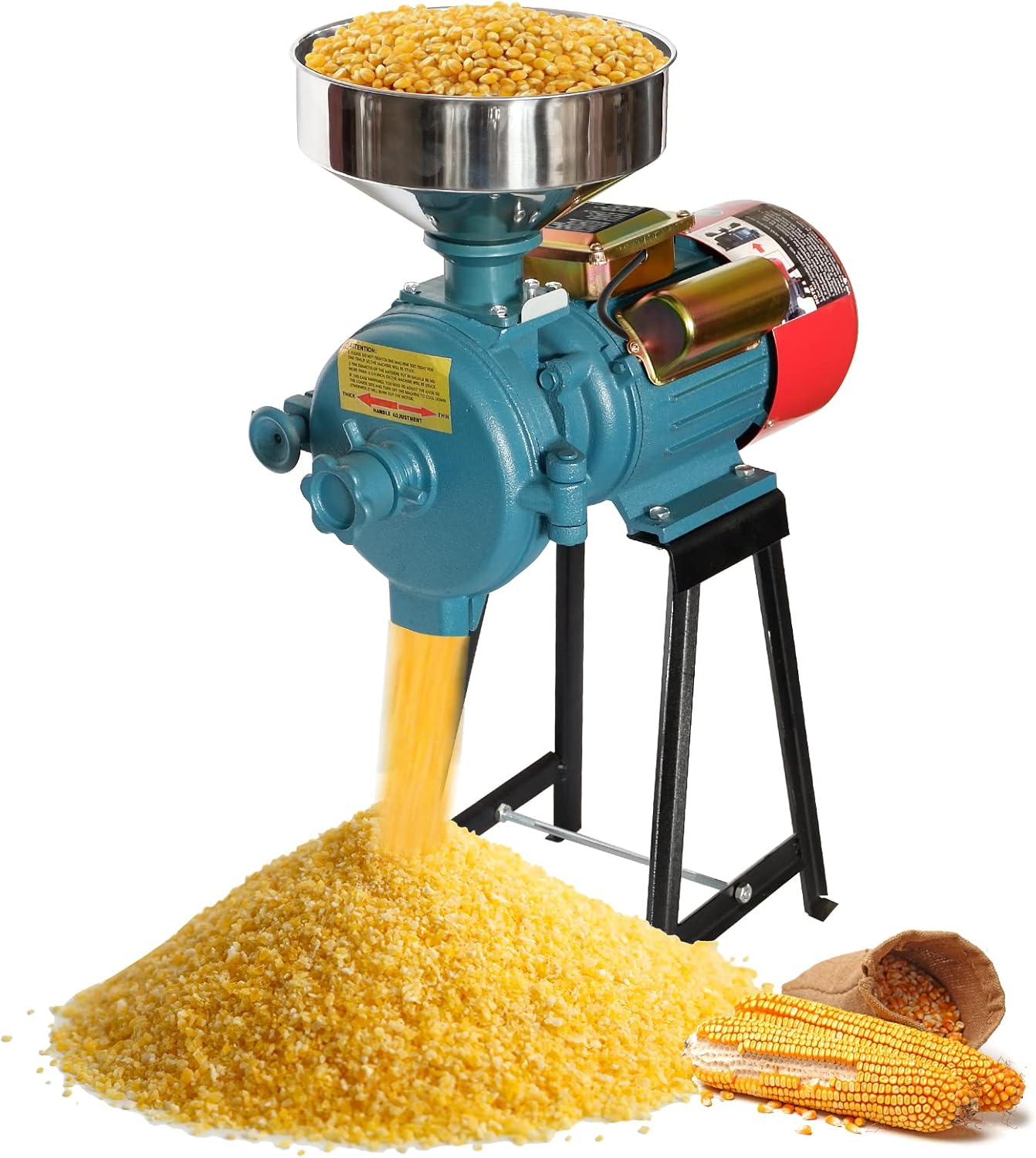 ABORON 3000W Electric Grain Mill Grinder for Home Use