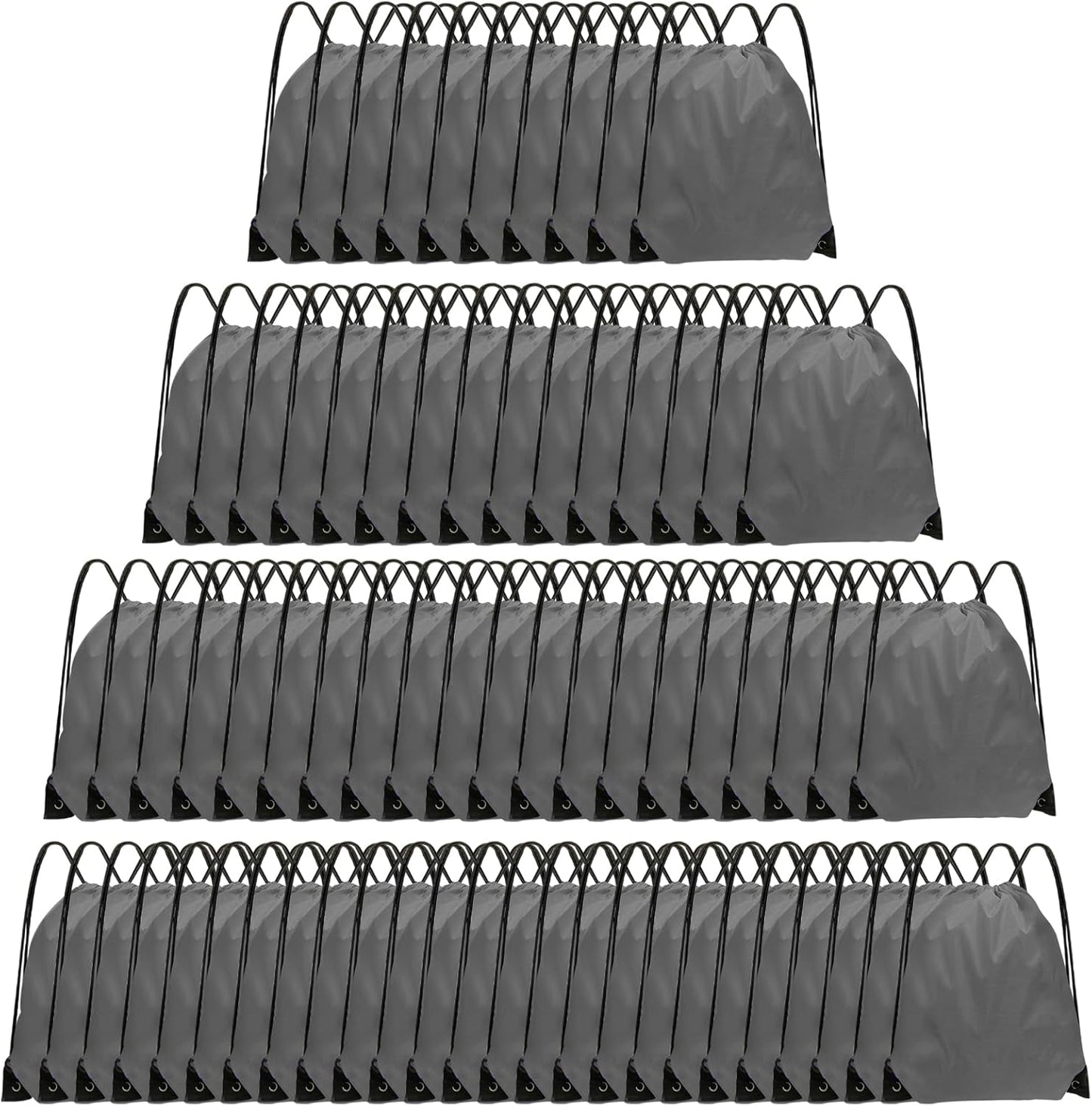 Drawstring Backpack Bulk 70Pcs for Gym, Camping, and More