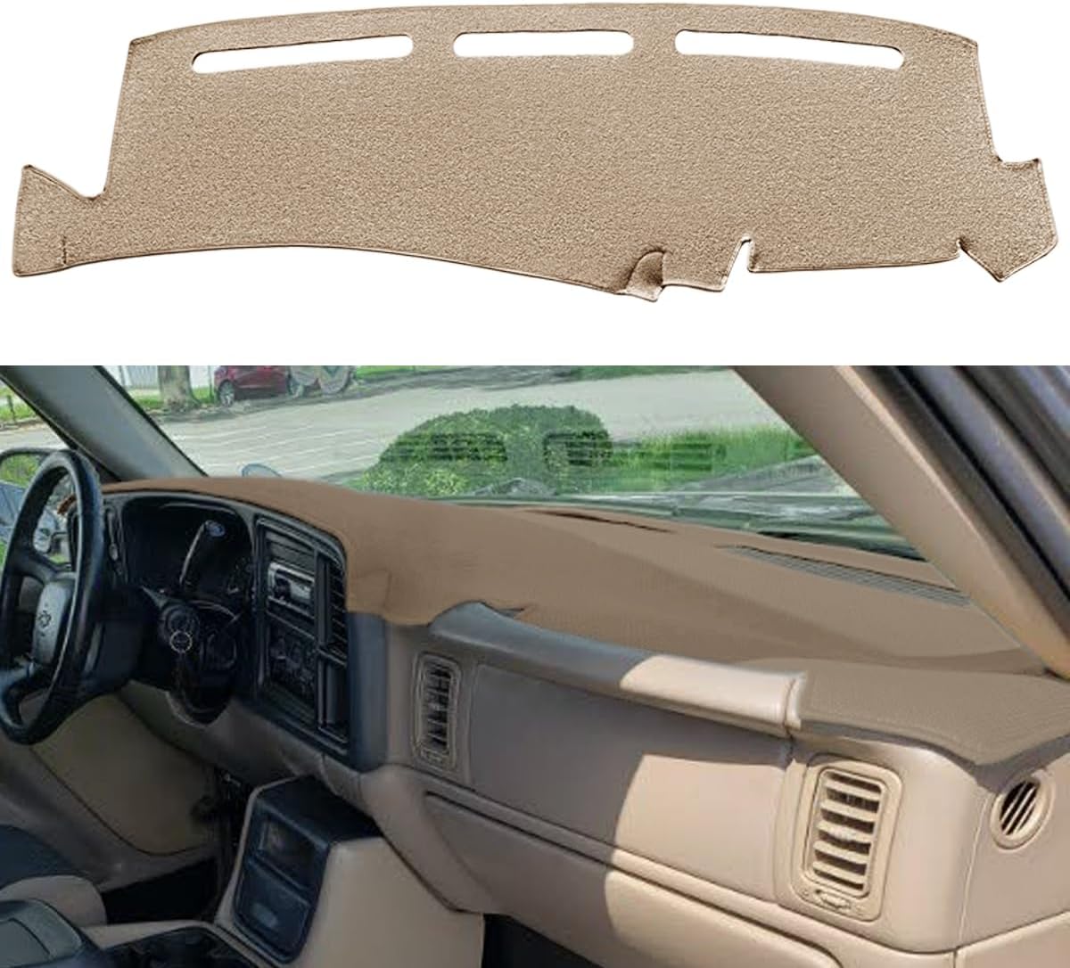 Dash Cover Mat for 1999-2006 GMC Sierra and Chevy Silverado