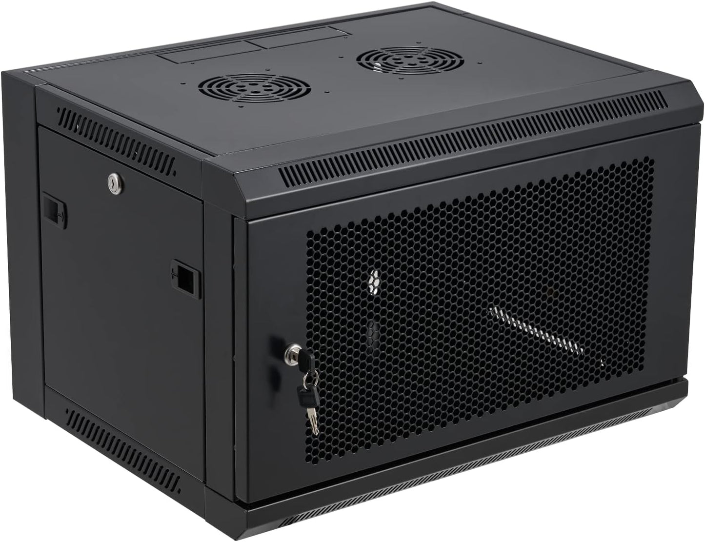 6U Wall Mount Server Cabinet with Locking Door for Security