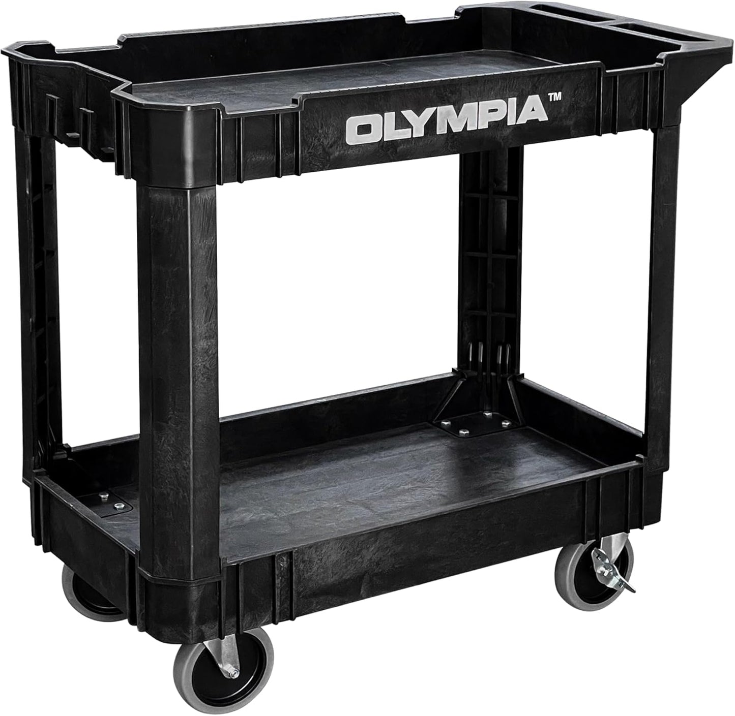 Heavy Duty Rolling Utility Cart for Warehouse and Garage Use