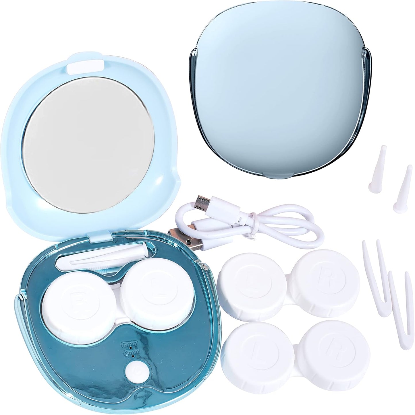 Portable Ultrasonic Contact Lens Cleaner Machine for Daily Use