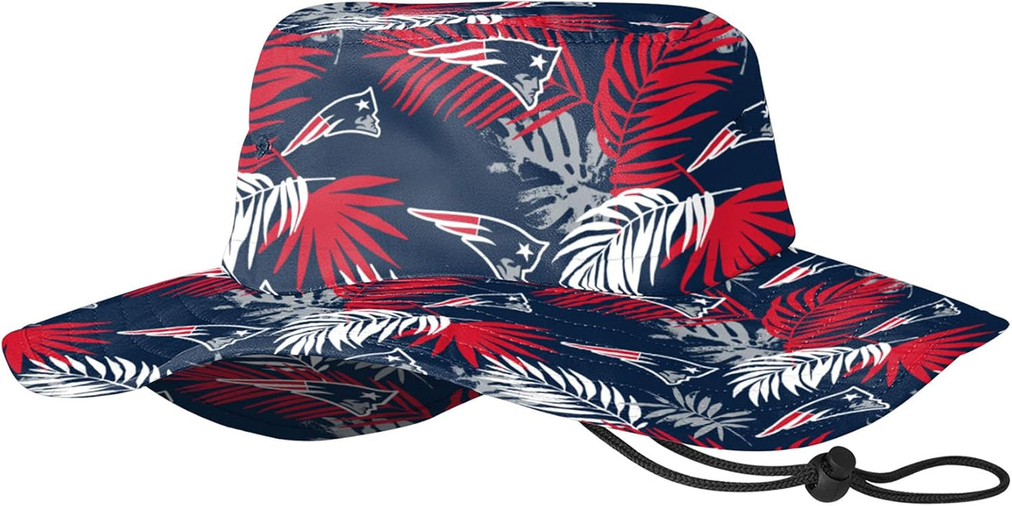 FOCO Men's NFL Team Logo Sport Outdoor Sun Bucket Boonie Hat