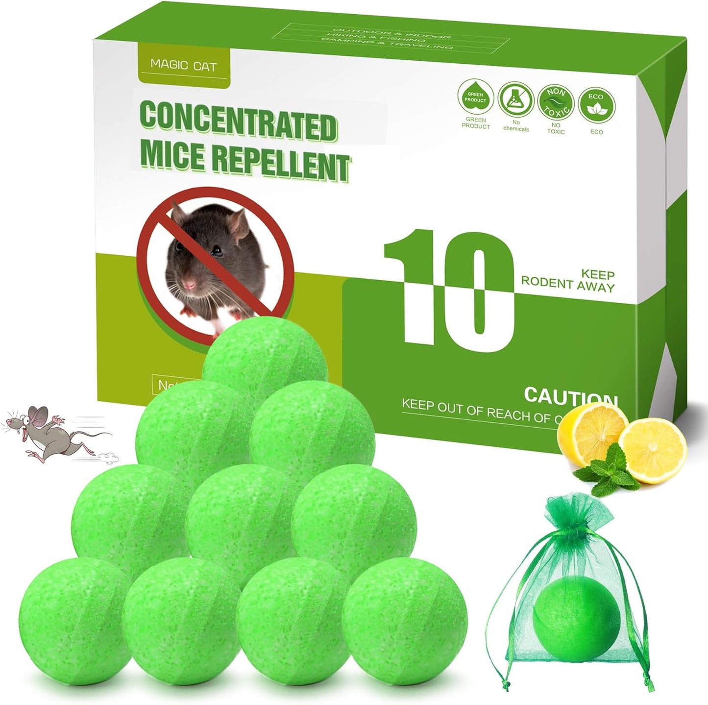 10 Pack Pest Repellent - Natural & Pet Safe!