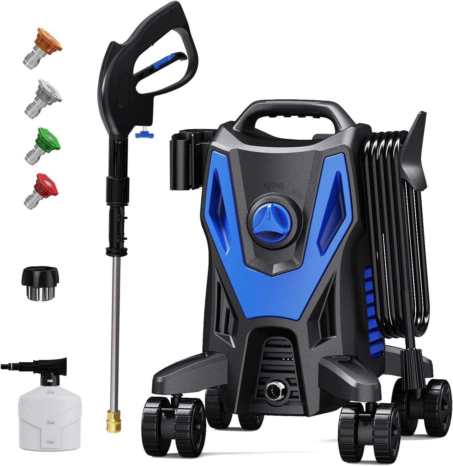 SEN-QII Electric Pressure Washer - Ultimate Power & Mobility