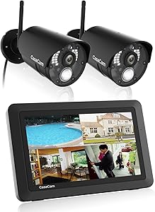 CasaCam VS802 Wireless Security Camera System with Touchscreen
