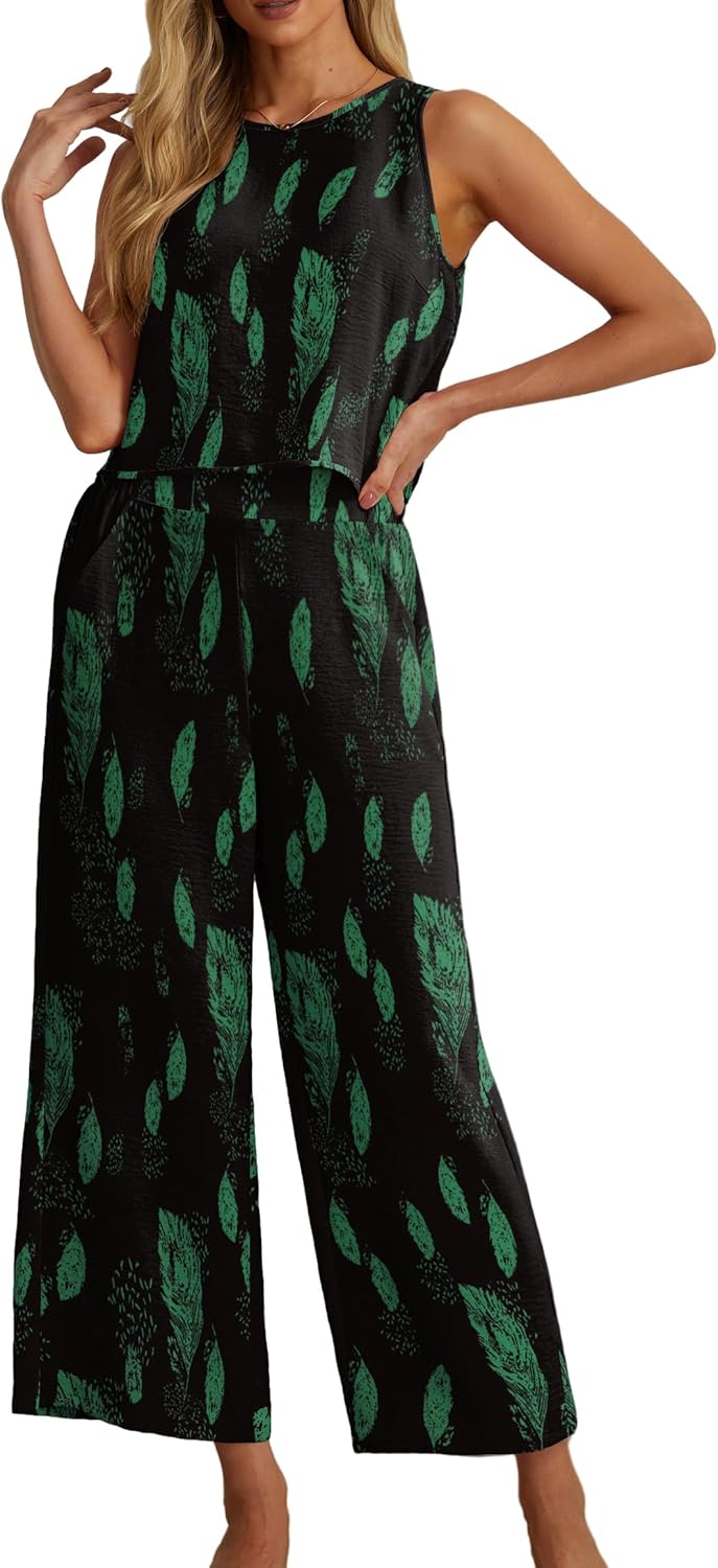 IWOLLENCE Women's Summer 2 Piece Outfits Set for Vibrant Style