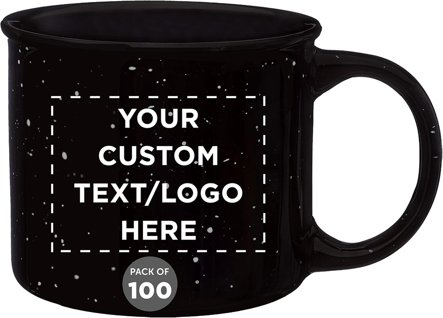 Custom Ceramic Campfire Coffee Mugs Set of 100 for Every Occasion