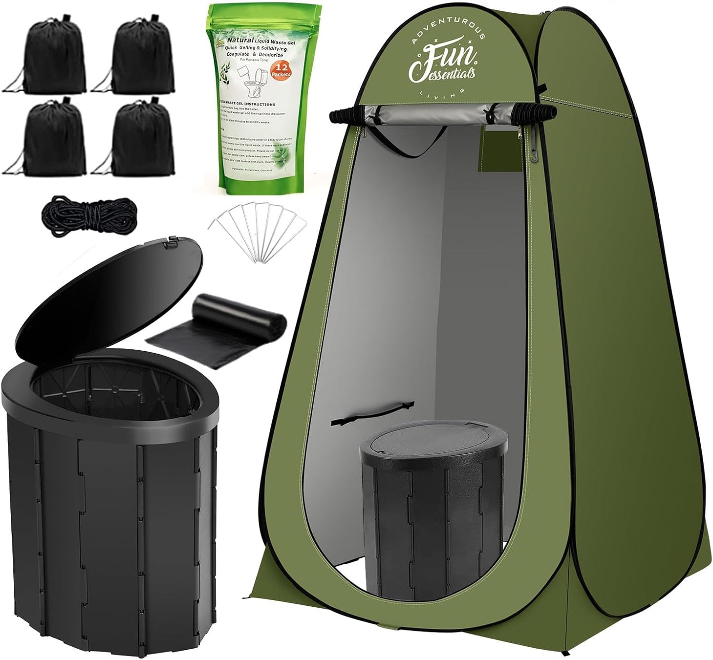 Ultimate Portable Toilet Kit - Fun Essentials