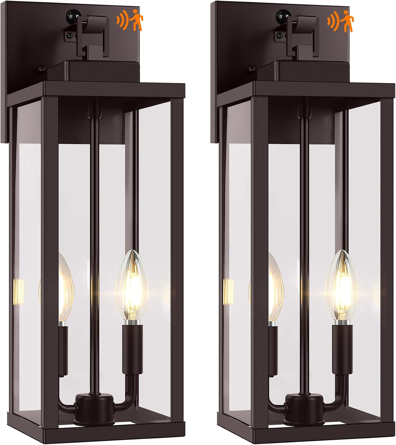BesLowe 18 Upgraded Motion Sensor Outdoor Wall Lights for Security