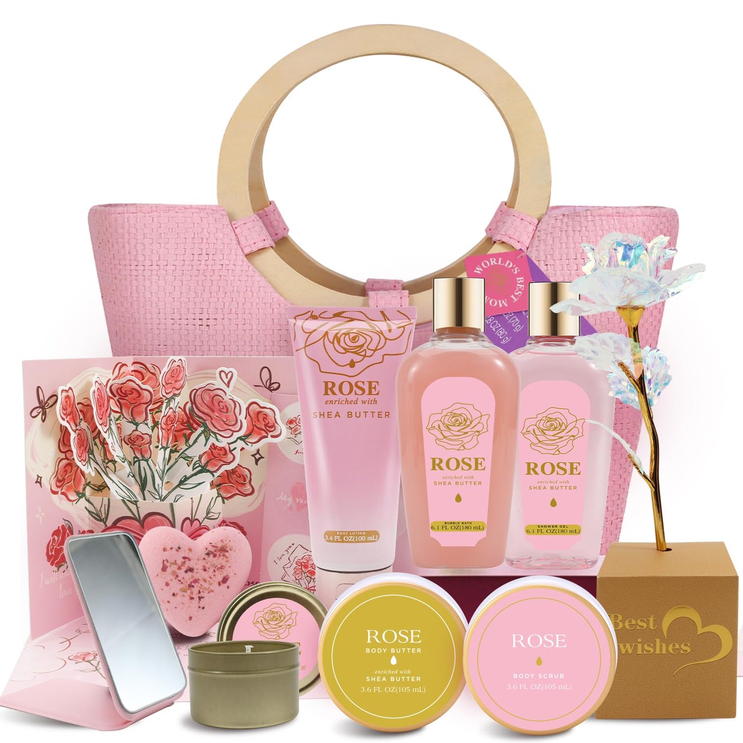 Spa Luxetique Gift Baskets for Women - 11pcs Relaxing Sets