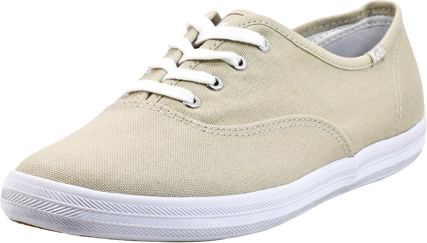 Keds Womens Champion Canvas Lace Up Sneaker for Everyday Style