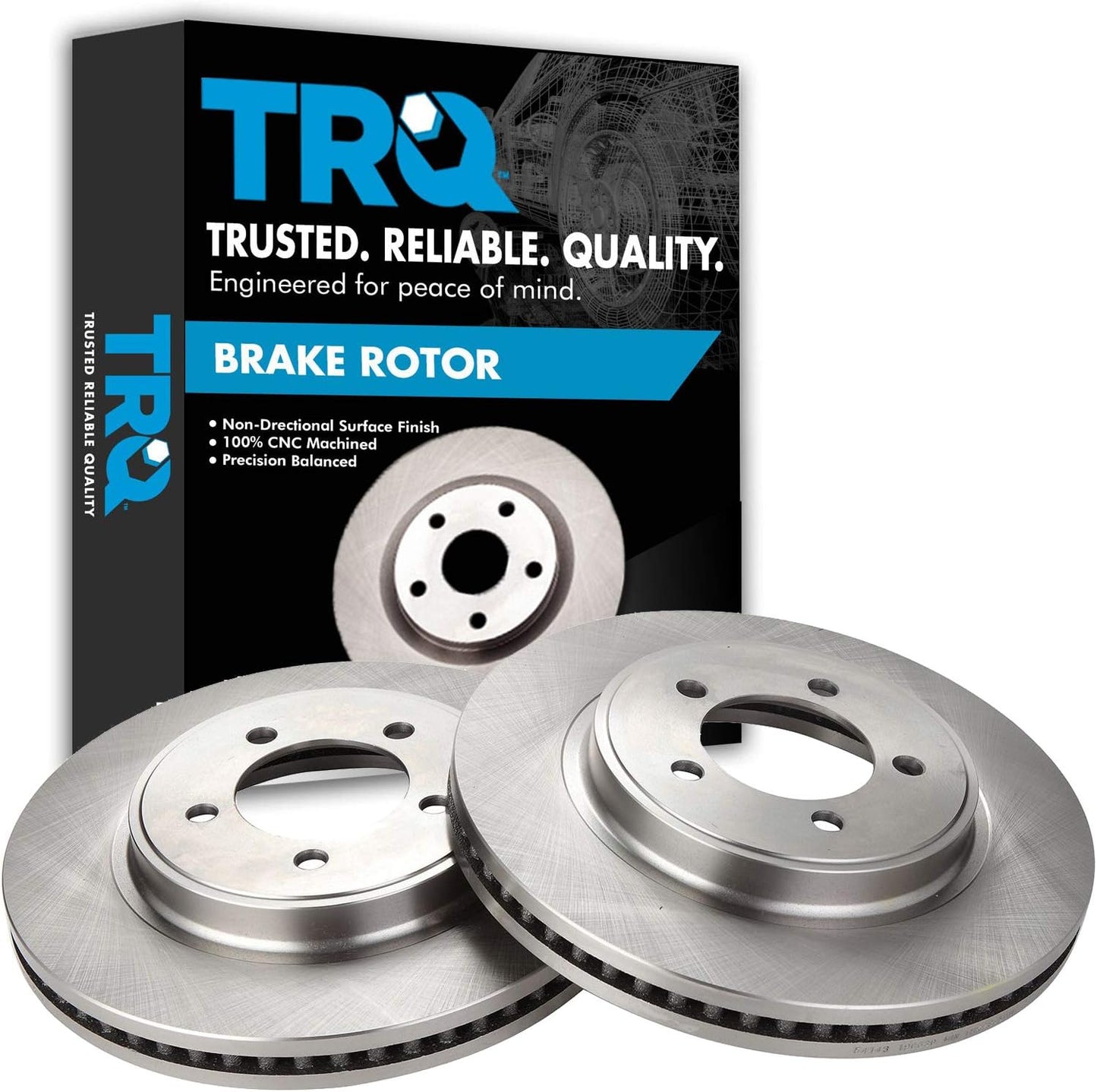 TRQ Front Brake Rotors Set for 2006-2010 Ford Explorer