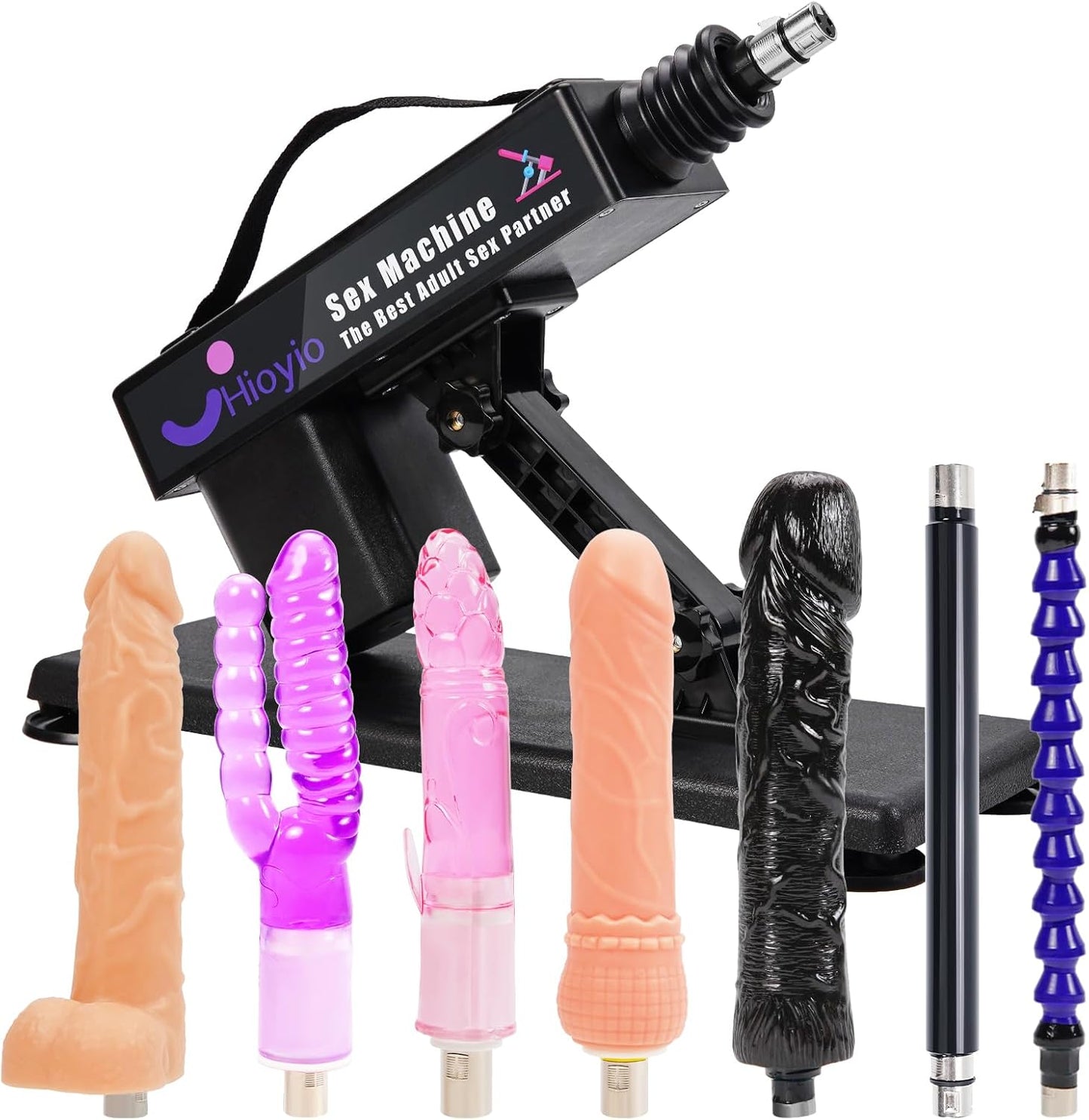 Automatic Thrusting Dildo Machine with 7 Realistic Attachments