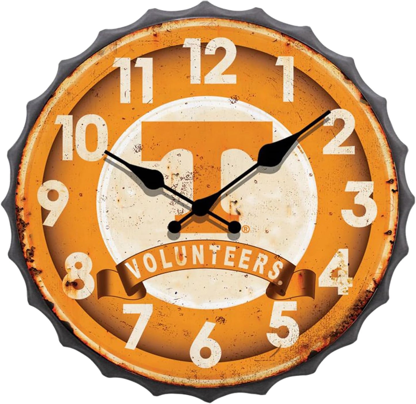 University of Tennessee NCAA Bottle Cap Clock for Fans