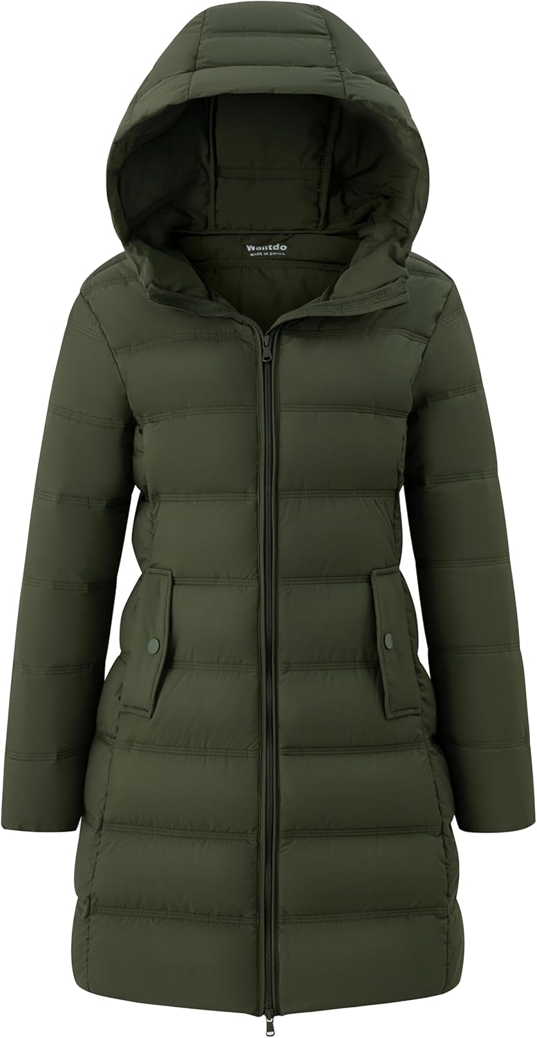 Wantdo Women's Winter Puffer Coat Lightweight Warm Jacket