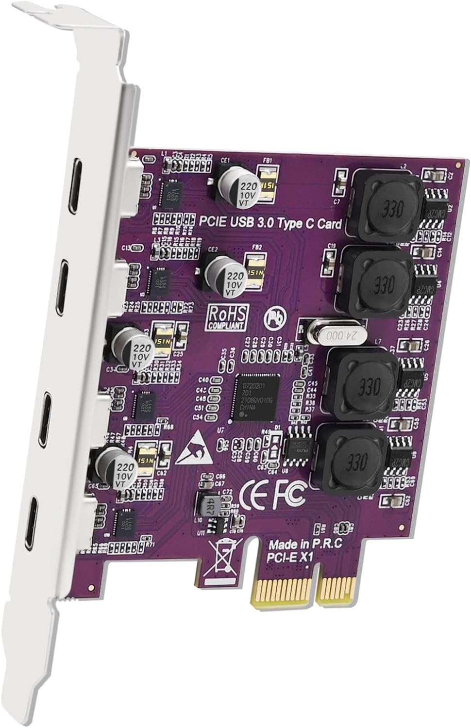 High-Speed USB-C Expansion Card for Desktop PCs