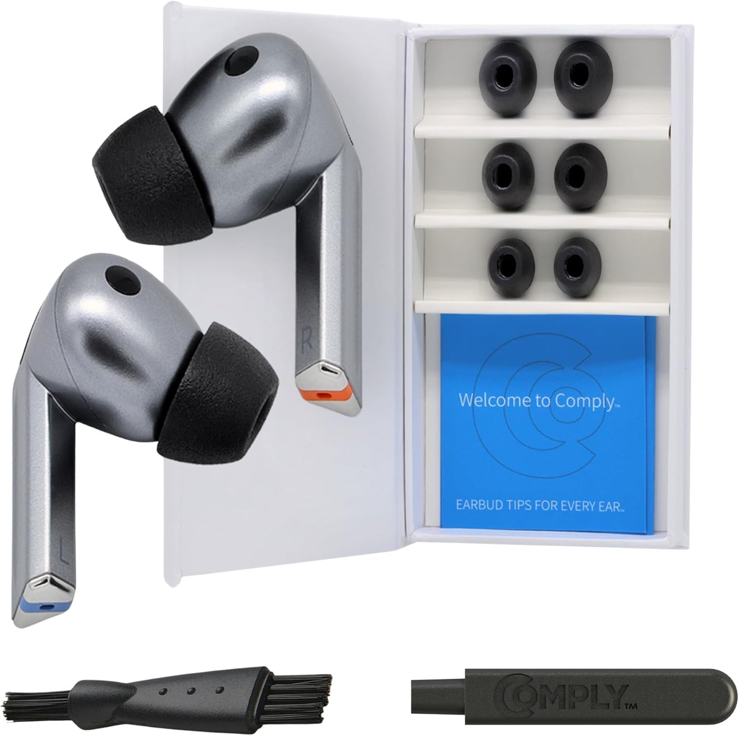 TrueGrip Memory Foam Tips | Enhance Galaxy Buds Pro, Superior Comfort & Fit