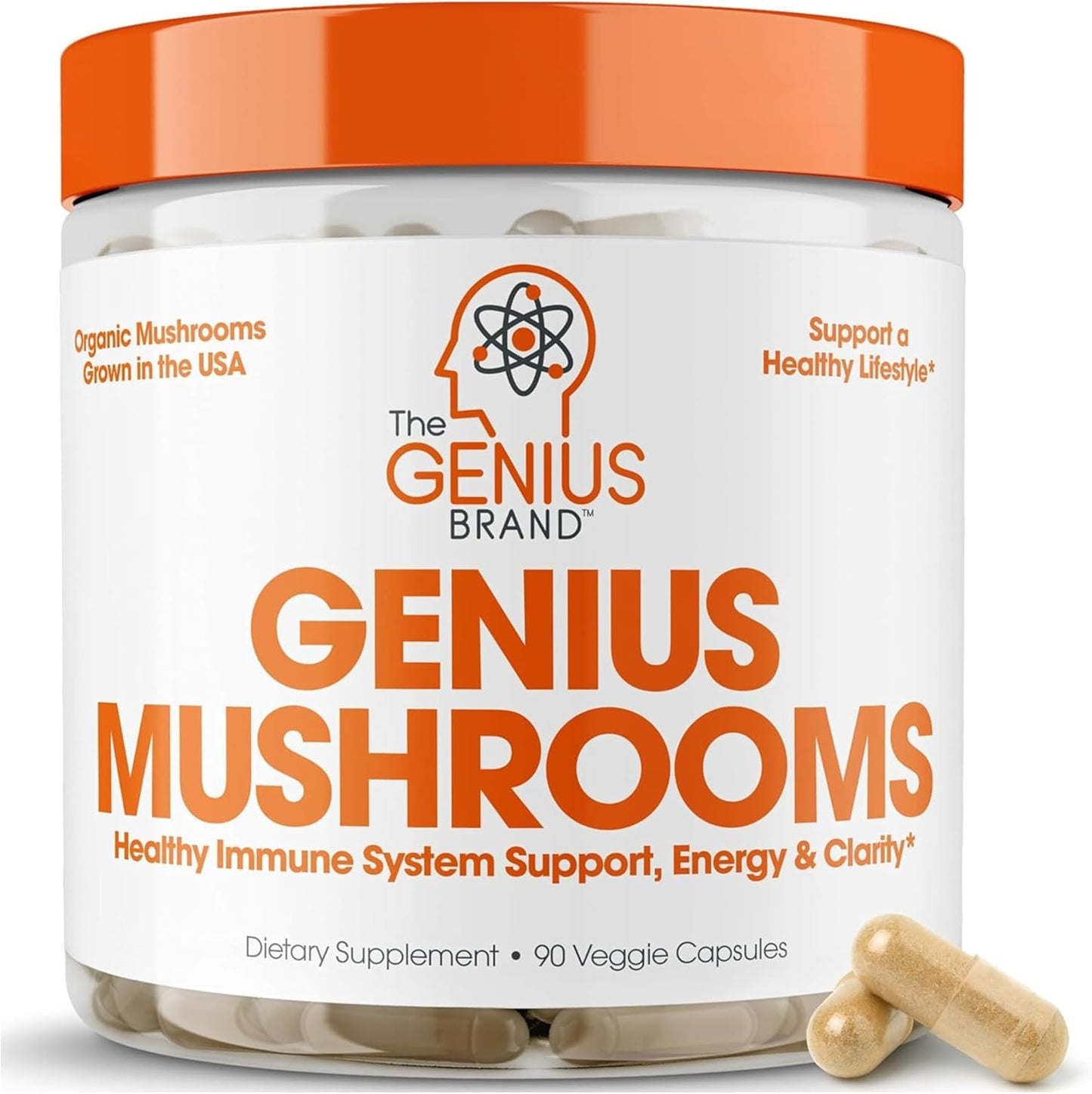 Genius Mushroom Nootropic - Energy & Focus Boost - The Genius Brand