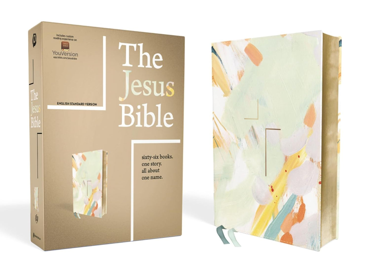 The Jesus Bible Artist Edition, ESV, Leathersoft, Multi-color