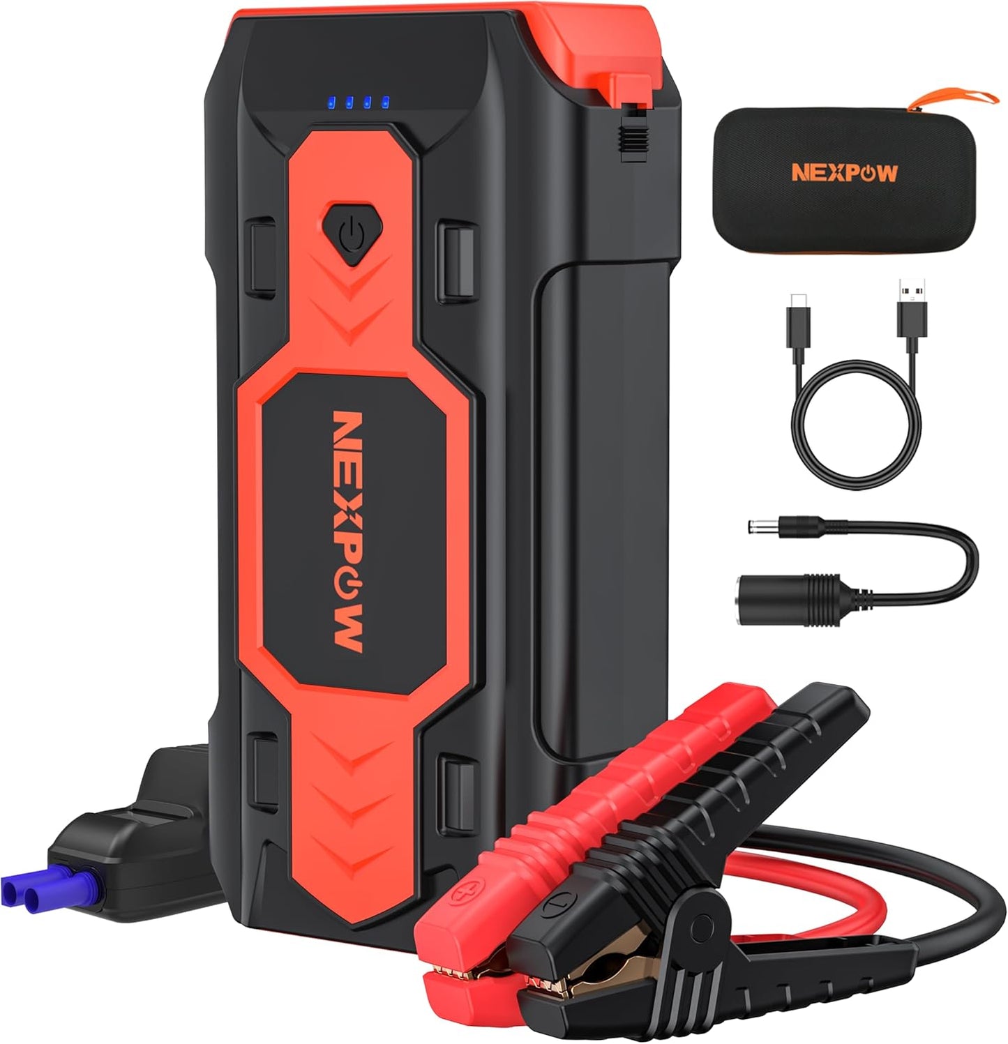 2500A Car Jump Starter by NEXPOW: Power Up Any Engine!