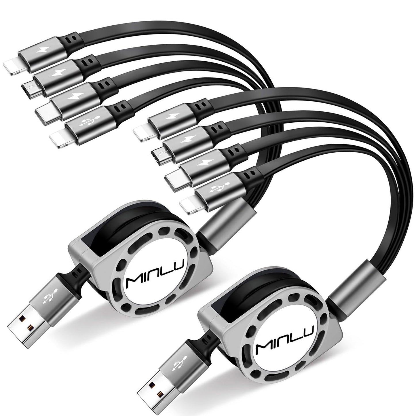 Minlu Retractable Multi Fast Charger Cable